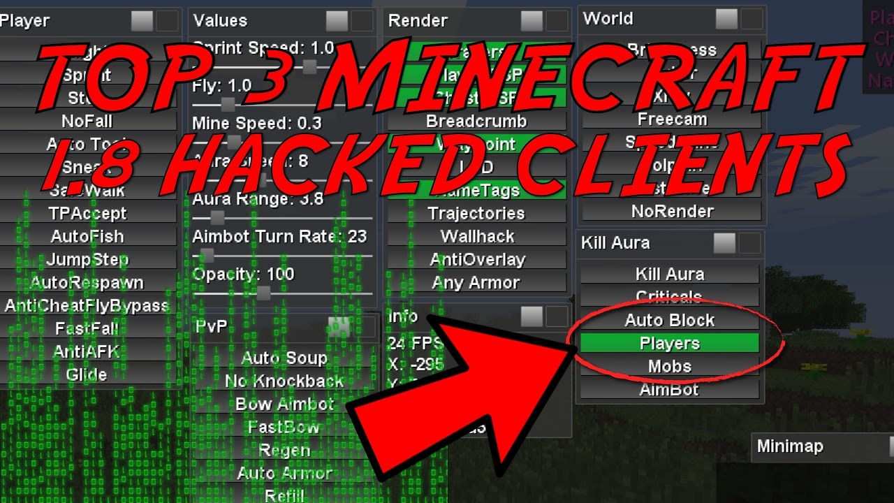 download a hacked client for minecraft 1.8 in mac